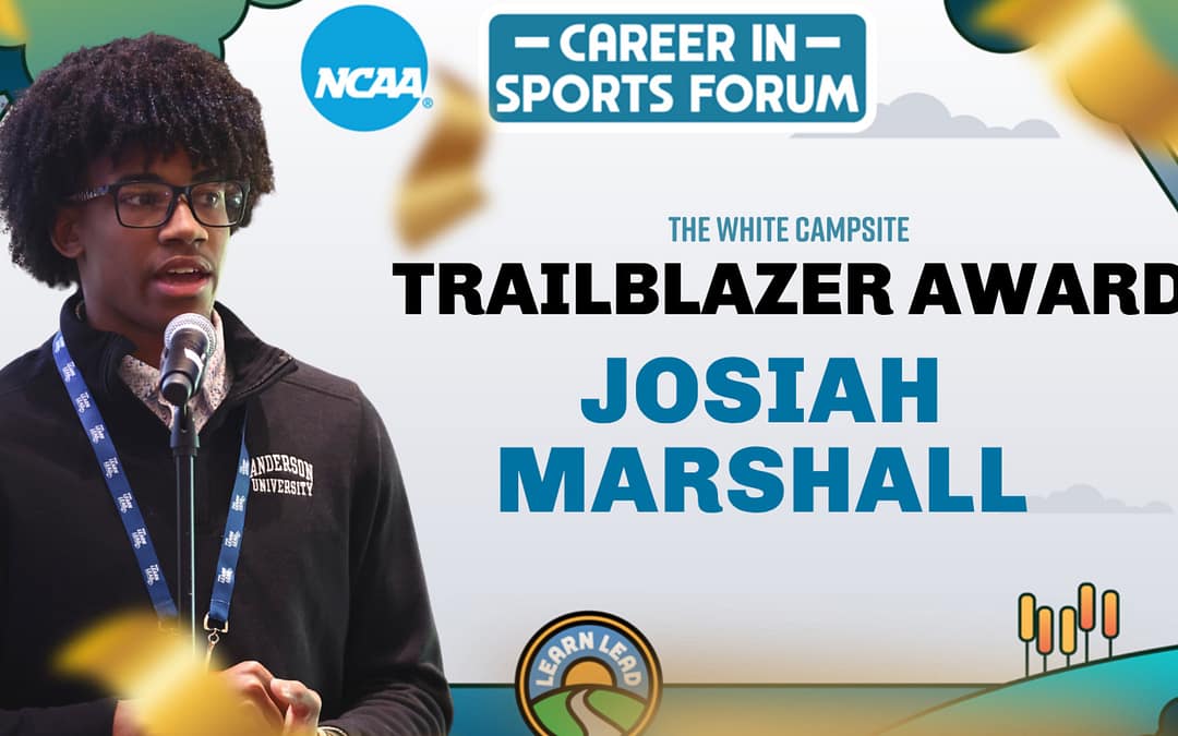 Anderson University Student-Athlete Josiah Marshall Receives NCAA Career in Sport Forum Trailblazer Award