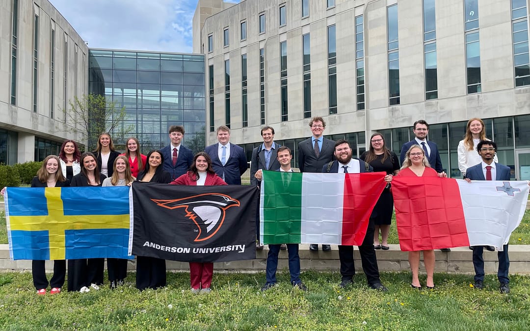 Anderson University Model Diplomacy Students Excel at Midwest Model European Union