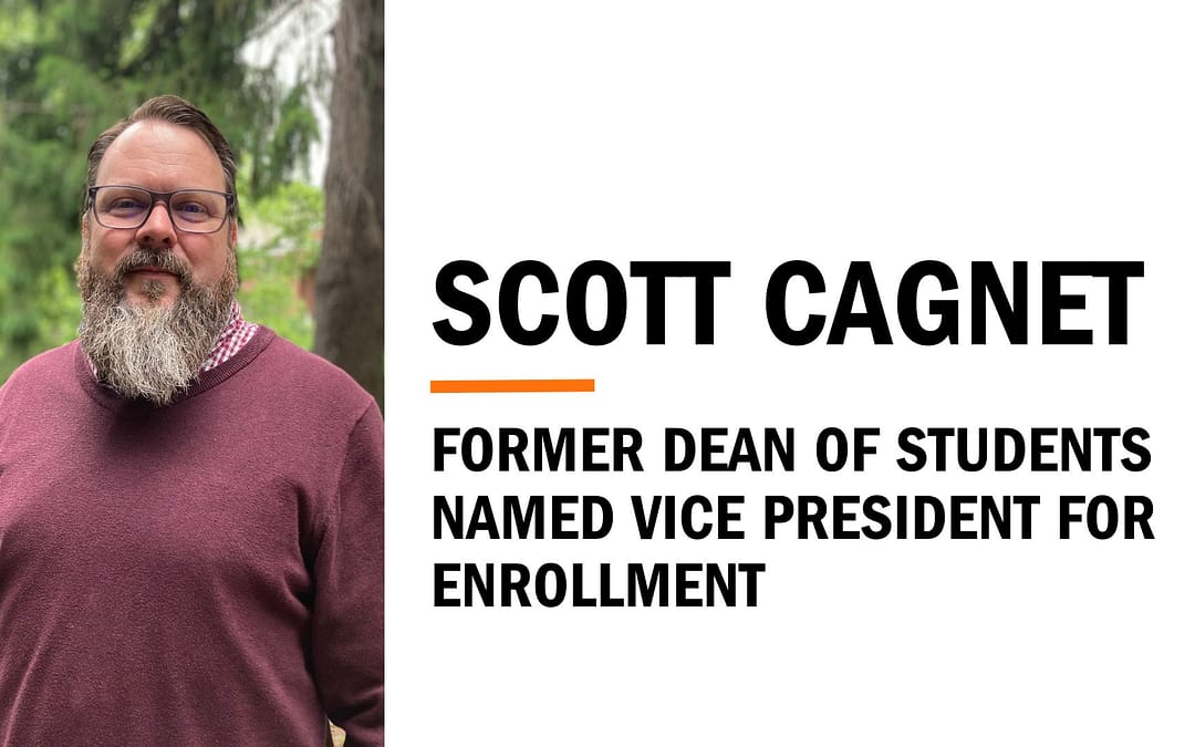 Anderson University’s Scott Cagnet named vice president for admissions and athletics