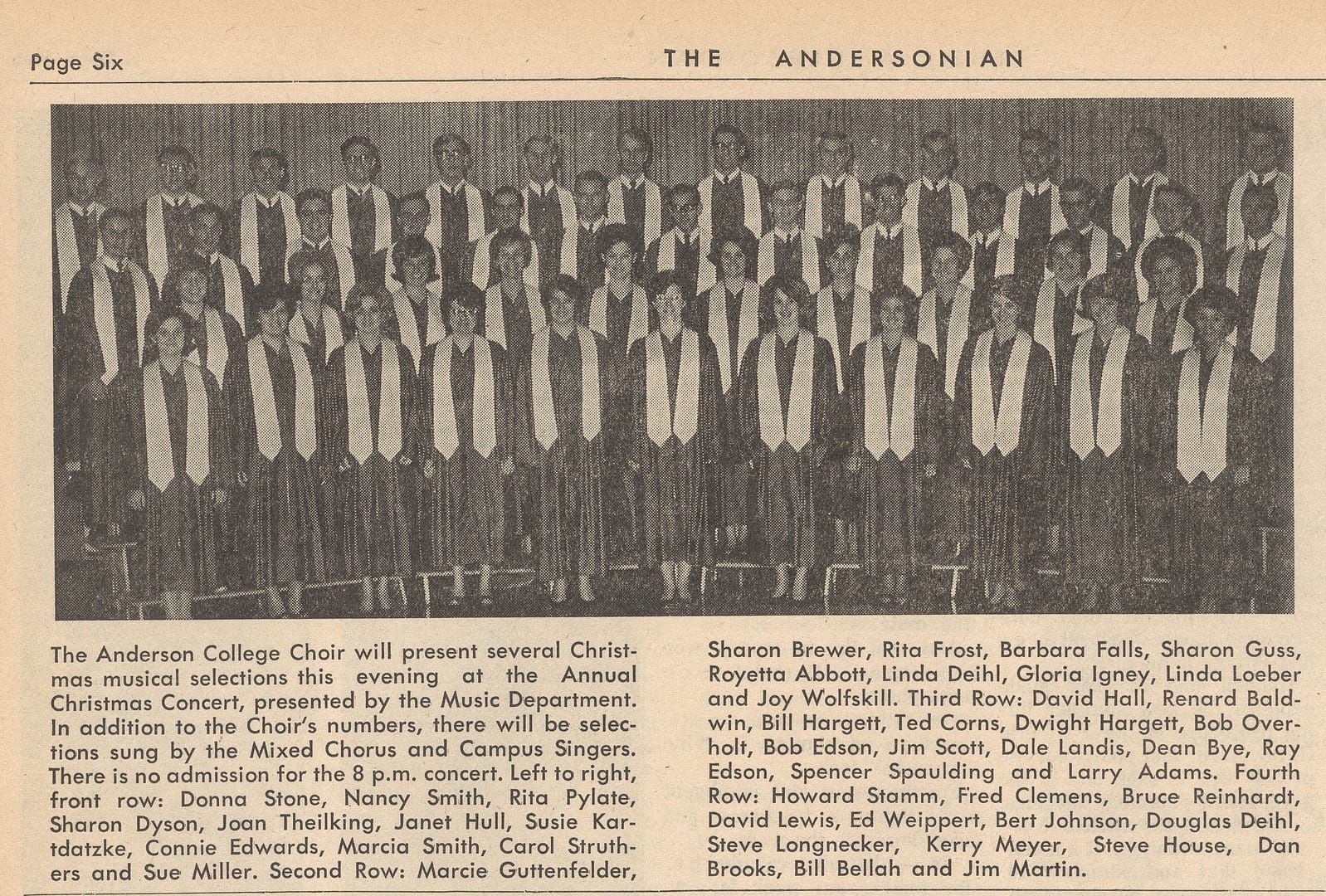Andersonian article about Candles and Carols