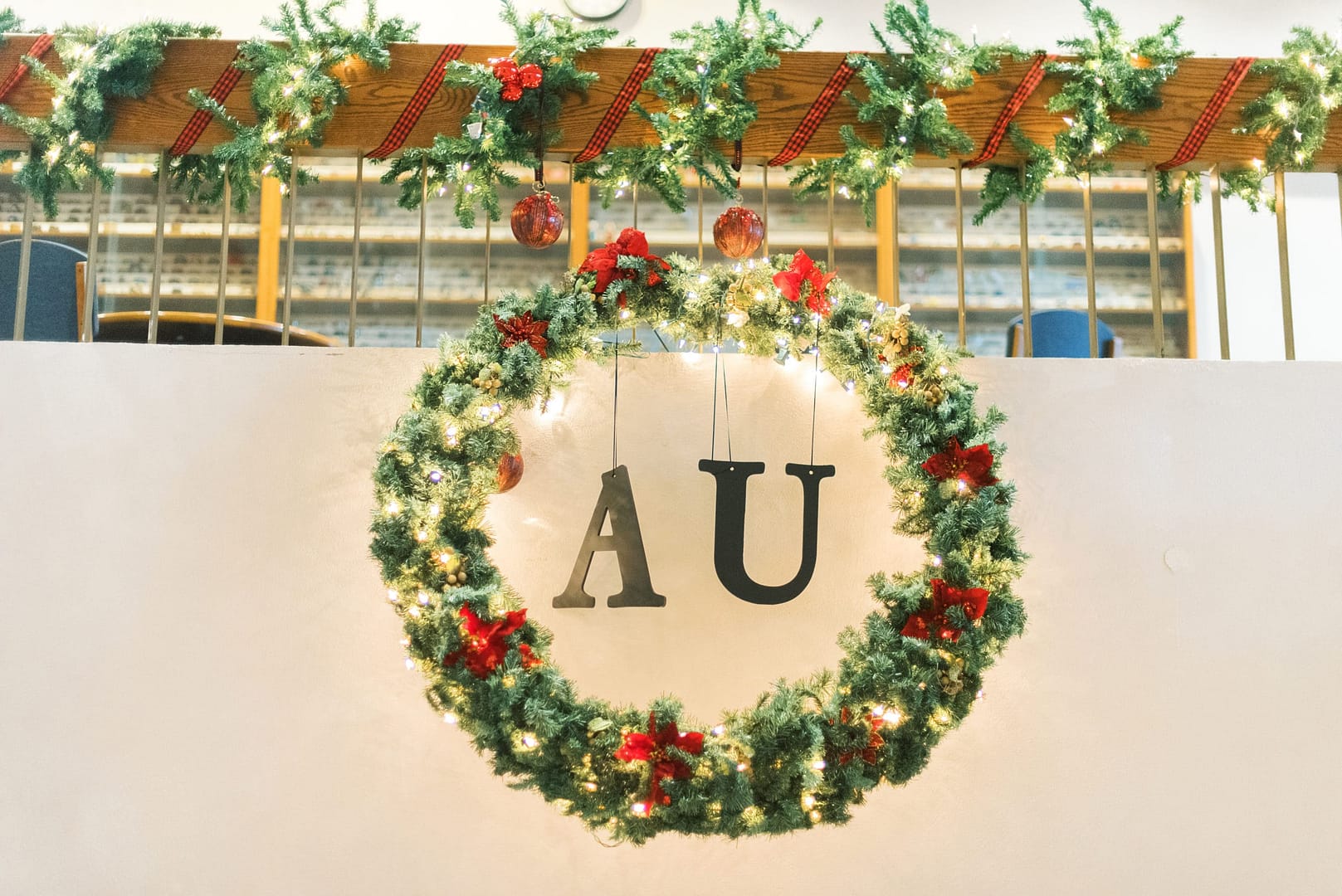 AU Christmas wreath