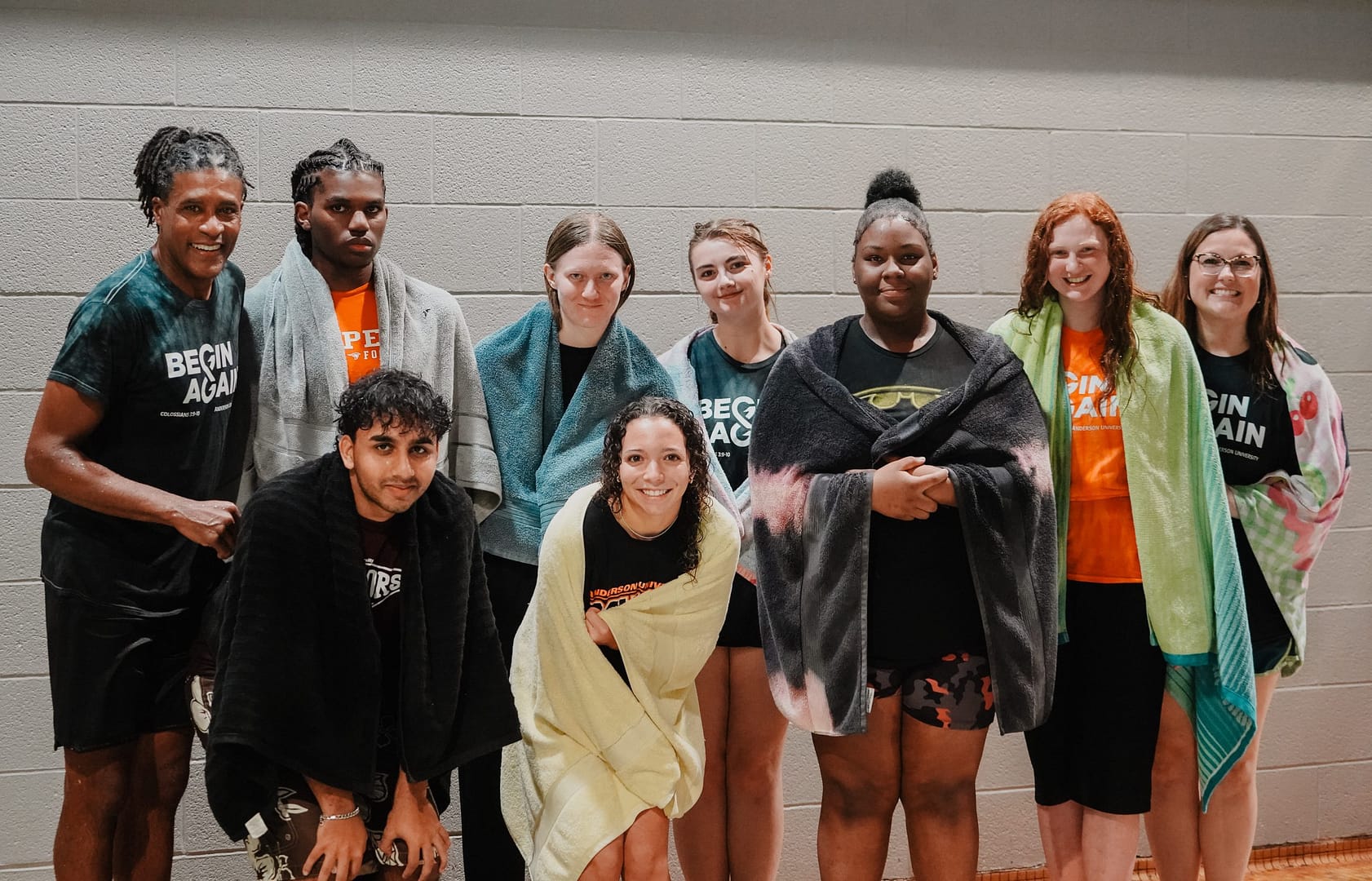 Students Baptized at Anderson University