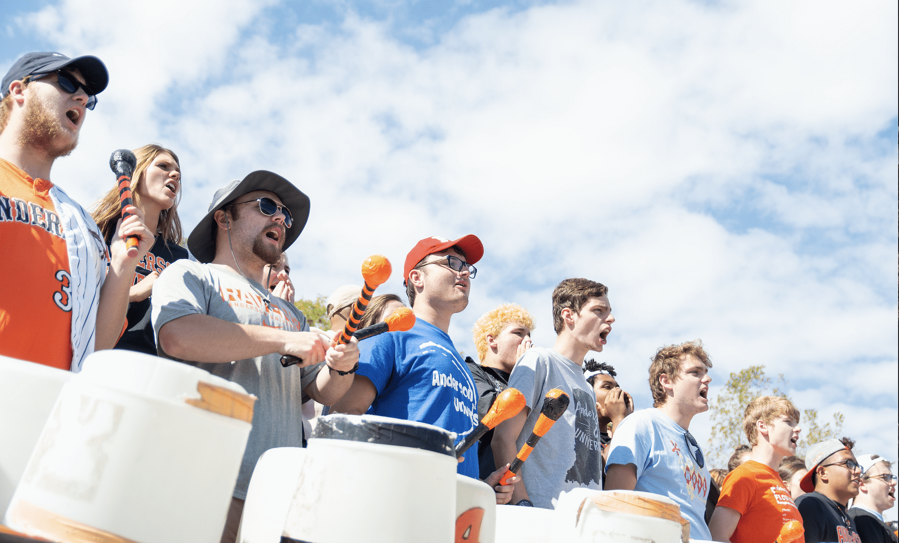 Drumline students