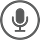 Icon for Voice: A gray circle with a microphone in the middle.