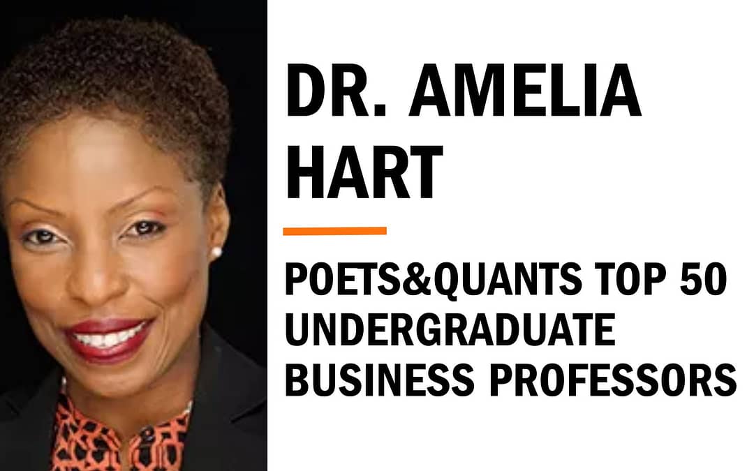 Dr. Amelia Hart ’15 Named Top 50 Undergraduate Business Professor in U.S.