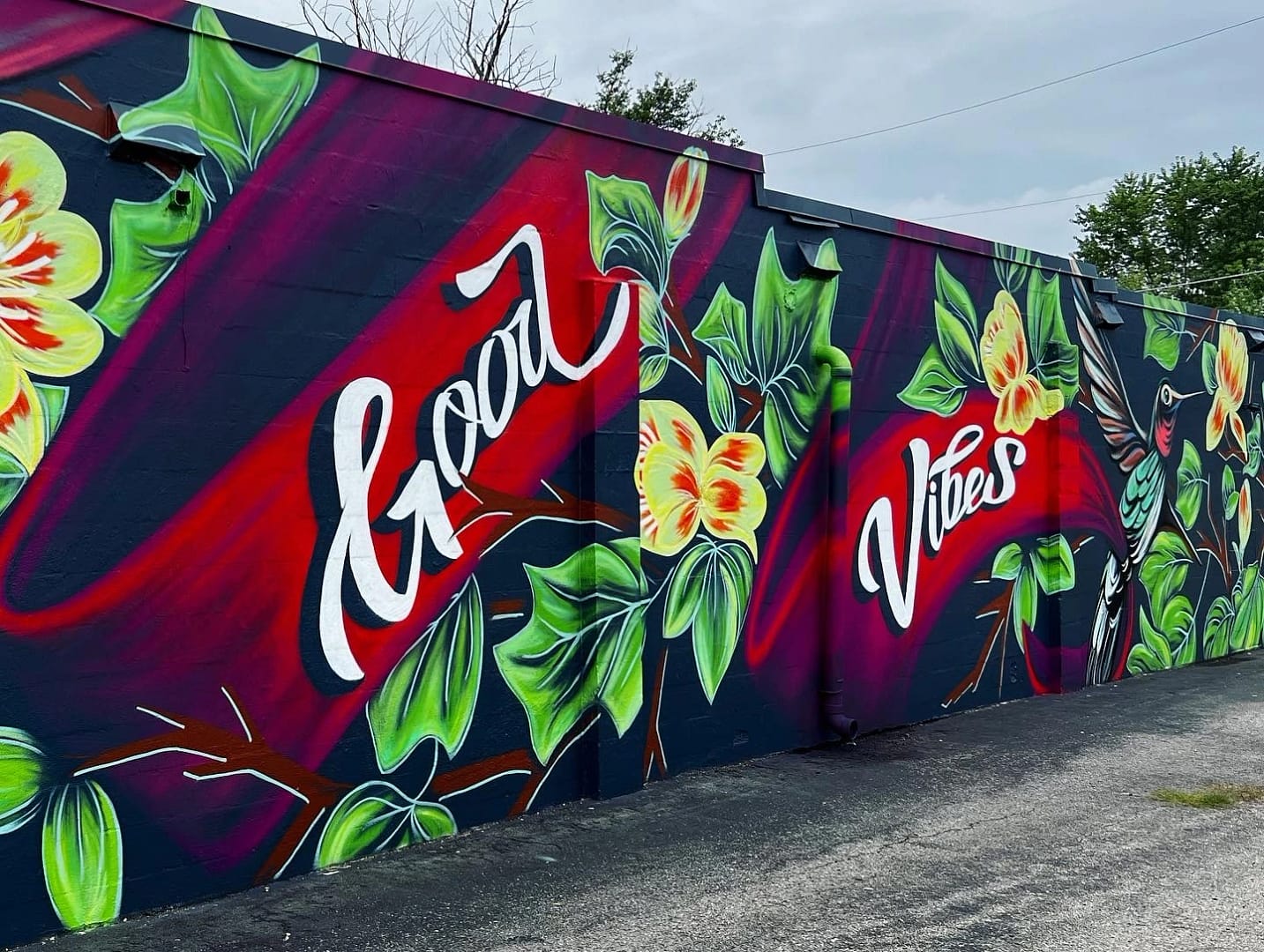 Good Vibes mural