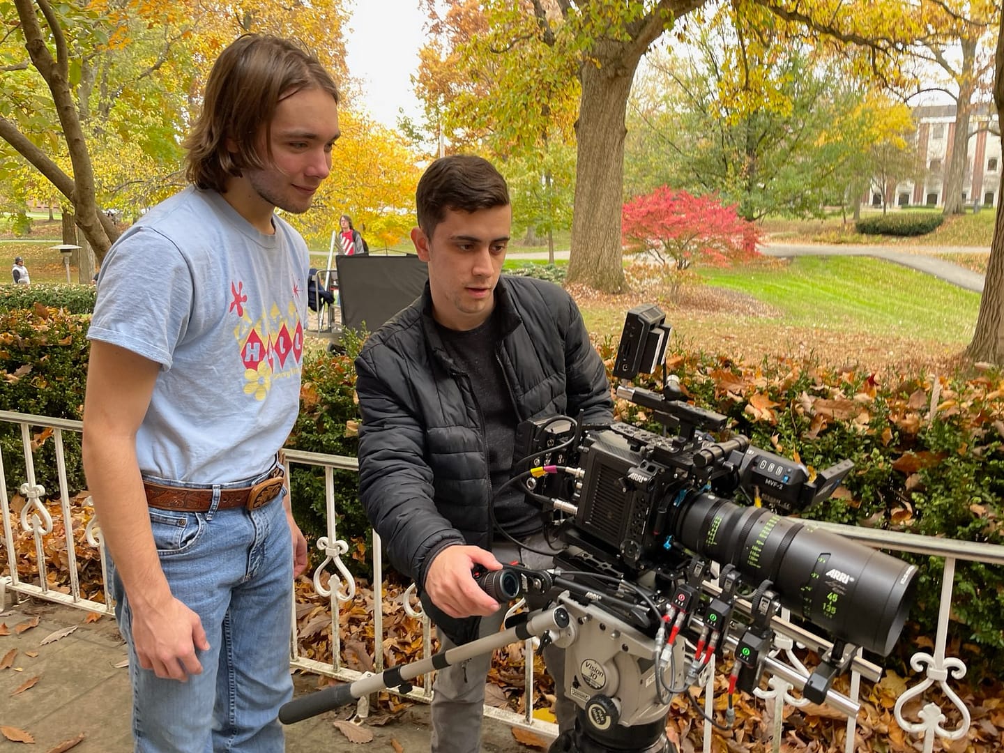 Students at filmmakers camp