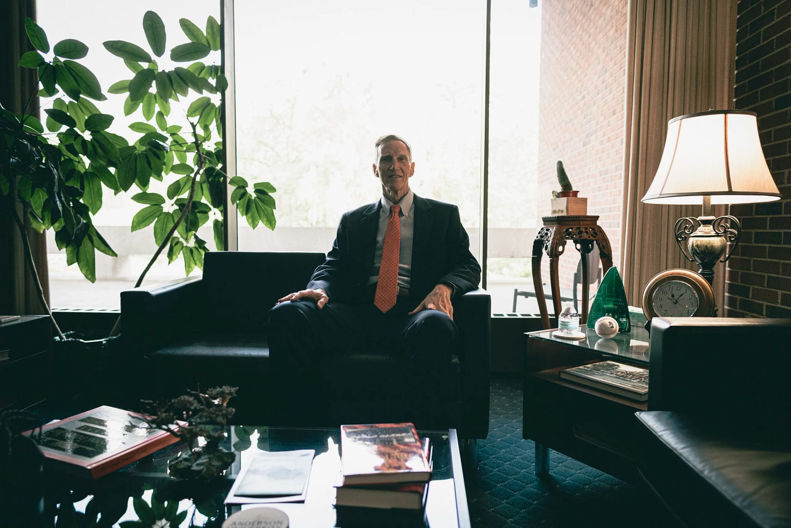 President John Pistole sitting in his office