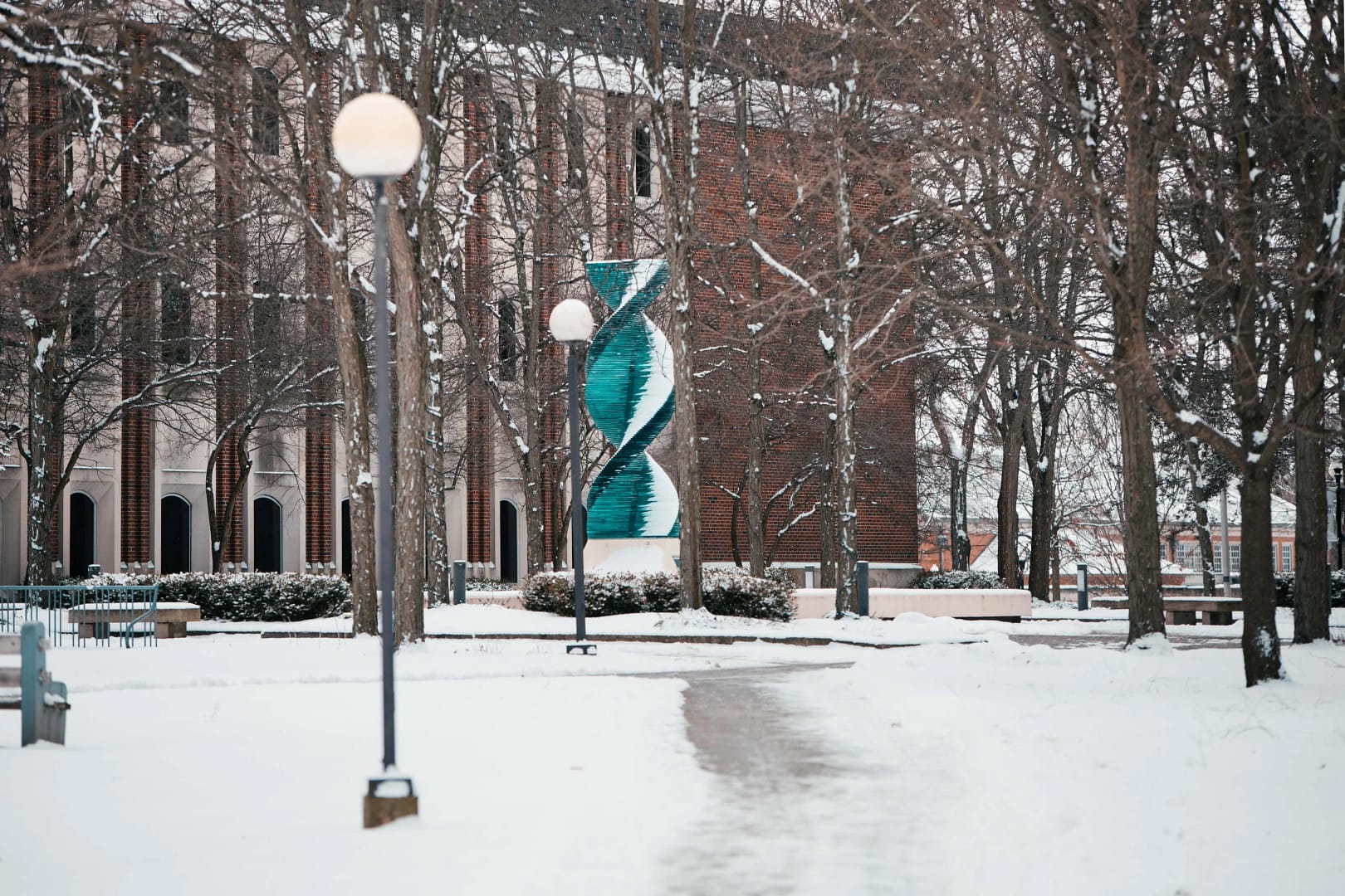 Helios covered in snow