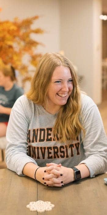 Student at Anderson University Indiana