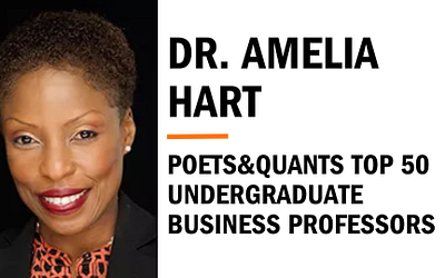 Dr. Amelia Hart ’15 Named Top 50 Undergraduate Business Professor in U.S.