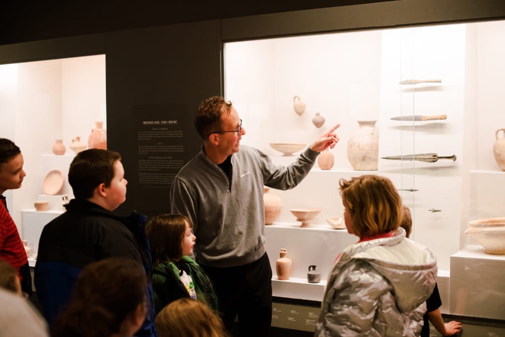 History Degree Jeeninga Museum Students visiting the Jeeninga Museum and. taking a tour with history degree professor